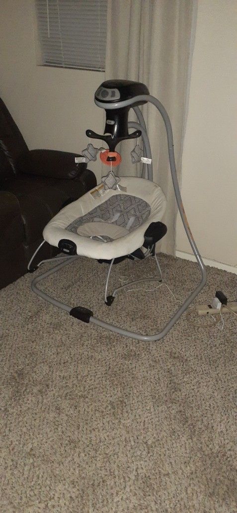 Baby Swing And Detacheble Bouncer