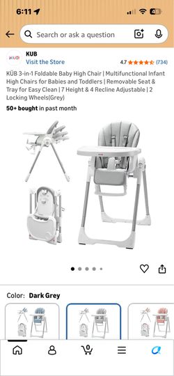 KUB High Chair - Never used