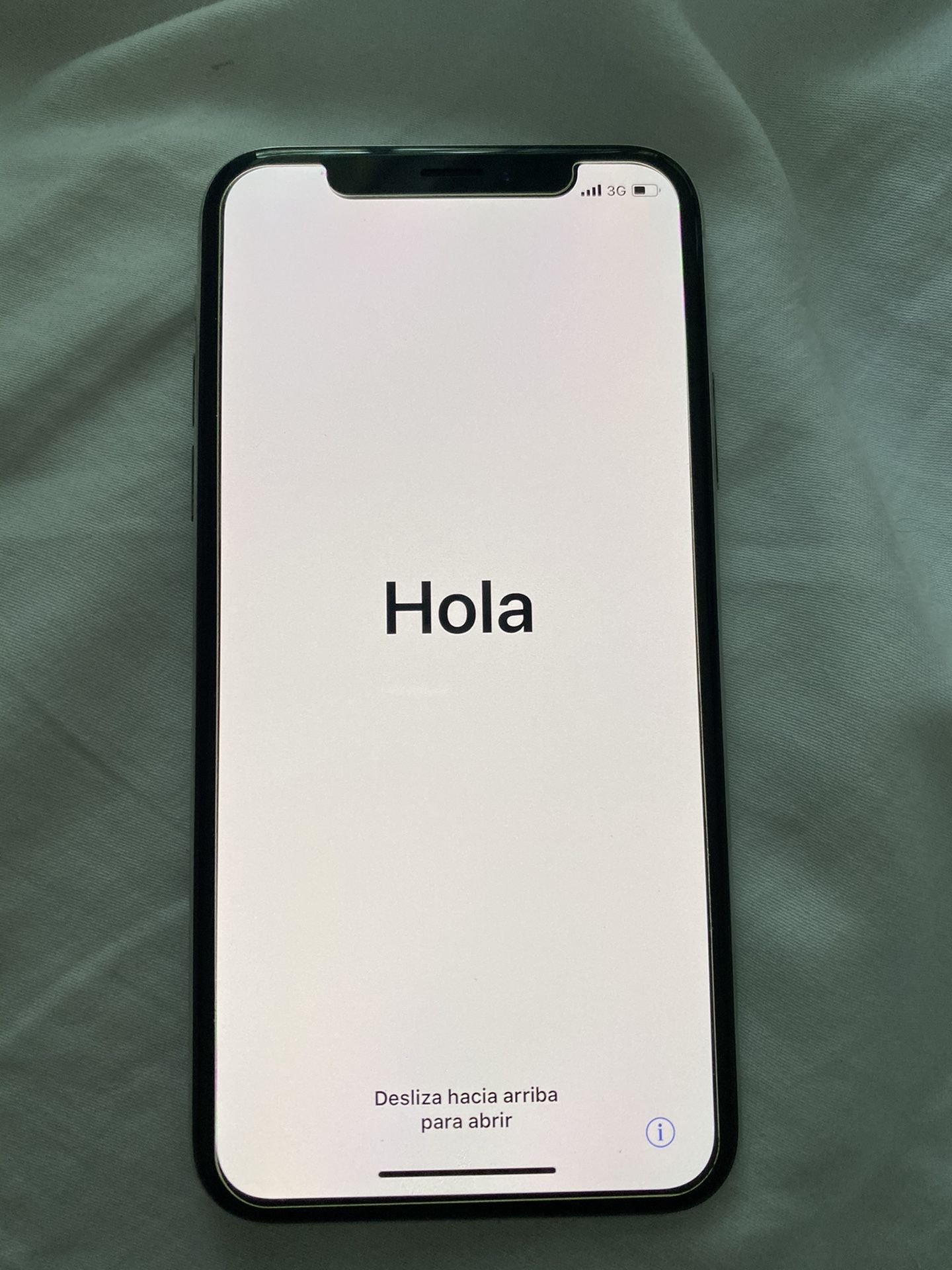 iPhone X 256gb with earbuds