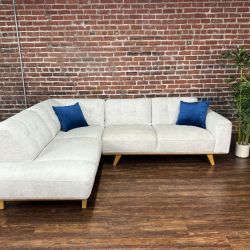 Delivery Available Costco gray 2pc sectional couch retails 700