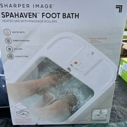 Sharper image, spa, Haven foot bath