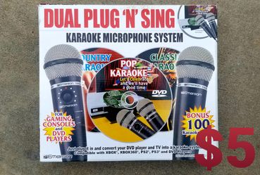 Karaoke Game For TV with Mics!