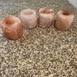 Himalayan Salt Tea light Candle Holder & Light 