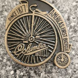 Vintage 1974 Highwheel Belt Buckle 