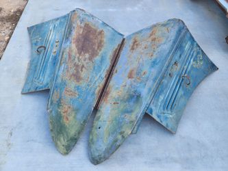 Original 1938 Chevrolet Pickup Truck Left & Right Hood Panel Assembly