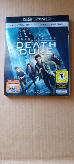 4k blu ray maze runner death cure bluray brand new