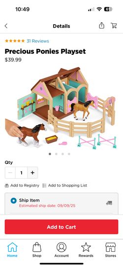 Lakeshore Learning Pony Horse Playset