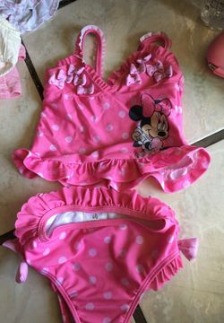 Minnie Mouse baby girl swim suit