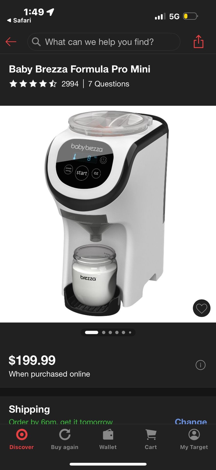 Babybrezza Formula Pro Mini