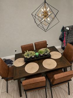 Zumbado 60"-78" Extendable Dining Table/Chair Set