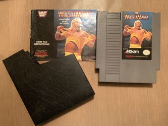 Wrestlemania -1985 W/Hulk Hogan, Great Condition! Nintendo NES!