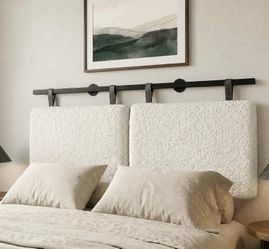 King Headboard only, Wall Mounted Headboard for Adjustable Bed, Hanging Head Board for King Size Bed Upholstered Headboard Cabeceras De Cama for Bedro