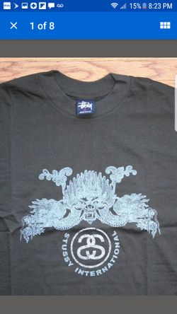 Stussy Vintage Dragon Shirt Mens Large Hype Single Stitch USA
