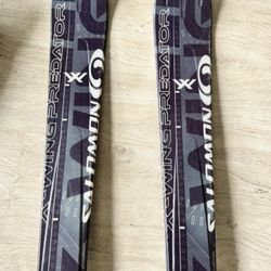 SALOMON 160 Ski’s & 9.5 Size SALOMON Boots