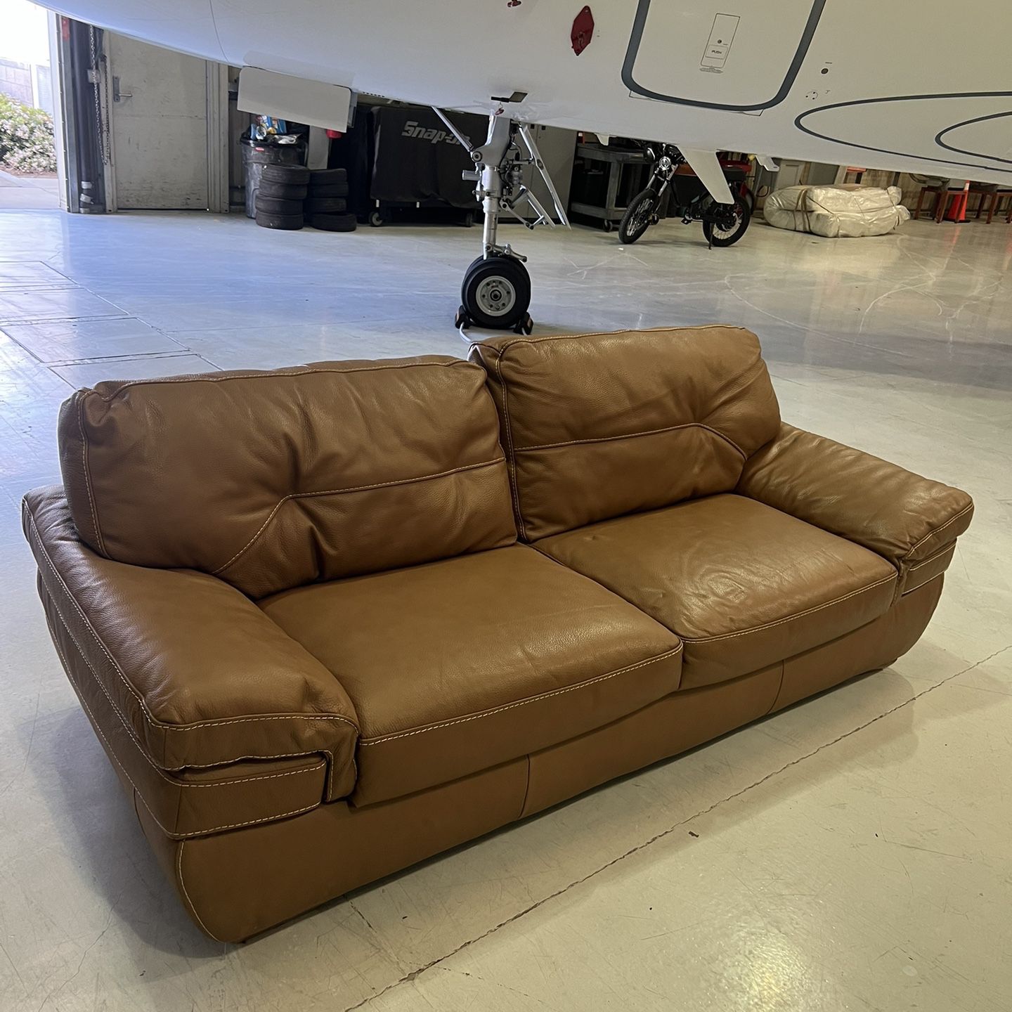 Very Nice Leather Couch