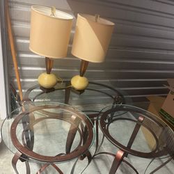 Glass Table Set