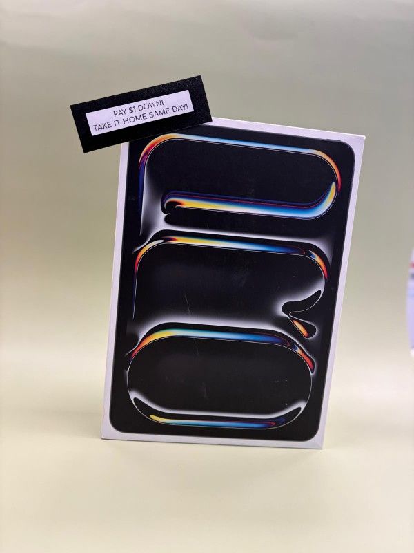 Apple IPad Pro 11 Inch M5 Chip Tablet New - Pay $1 DOWN AVAILABLE - NO CREDIT NEEDED