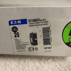 Eaton 20 Amp Arc Fault Breaker 5 Total 