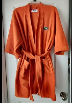 Florida Gators Emerson Street Unisex L/XL Orange Terry Bathrobe Robe NCAA Logo