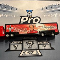 Dale Earnhardt #3 Coca-Cola Hauler Truck Diecast - Red Transporter Snap-on