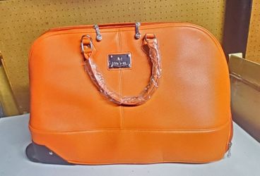 Leather Travel bags (Separate)- 1 Orange 1 Brown