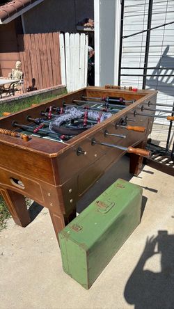 Free foosball table and futon