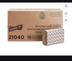 Multi-Fold Natural Paper Towels (NEW$