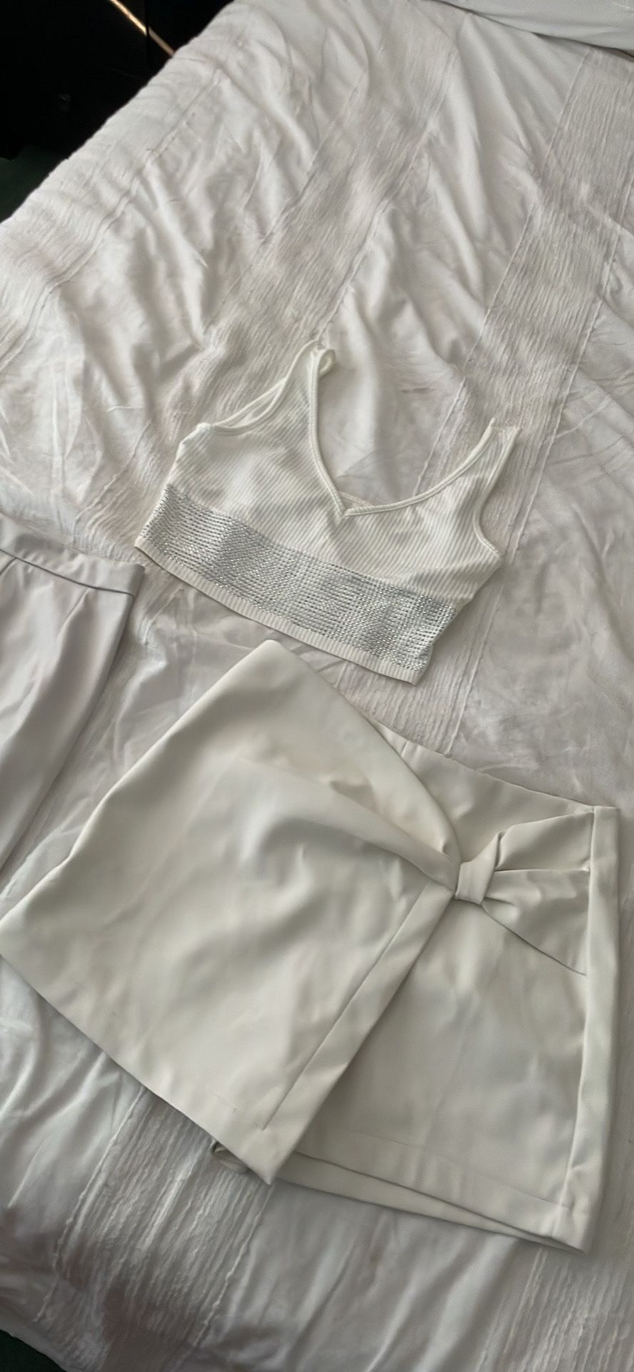 White Skirts Leather 
