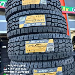 265/75R16 LT Land Golden A/T Set of Tires Installed and Balanced Set de Llantas Nuevas Instaladas y Balanceadas