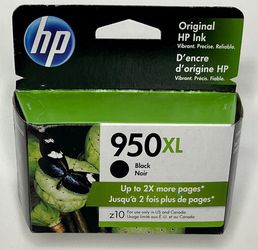 *NIB* hp Original 950 XL Ink Cartridge Black Exp 2021