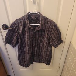 Calvin Klein Mens Xl Button Down Shirt