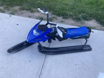 Kids Snow Sled With A Steering Wheel And Breaks