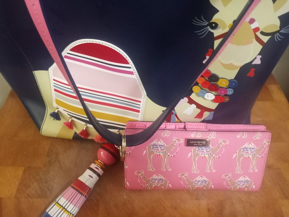 Bags Kate Spade Camel Wallet Kate Spade Daycation Neda Camel Party Multi Wallet