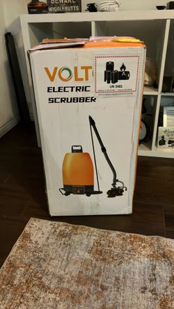Battery Powered Vehicle Scrubber 
