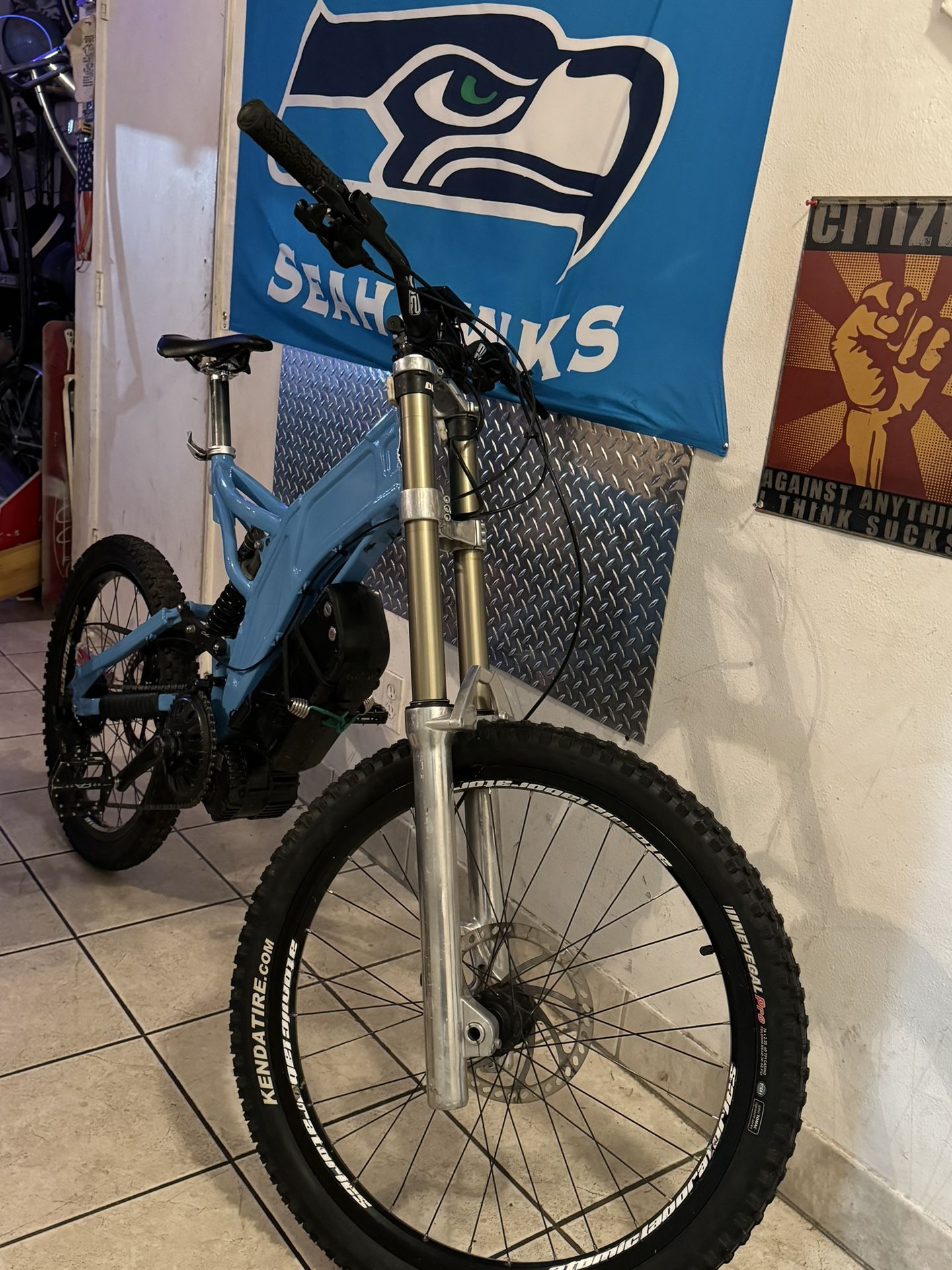 Norco downhill mtb converted E-bike 1of1