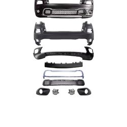 2014-2017 Jeep Cherokee Unpainted new Front Bumper Lower Grille Complete