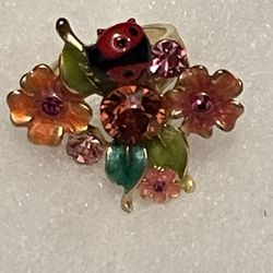 CUTE RING WITH LADY BUG