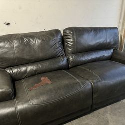 Dark Brown Recliner Couch