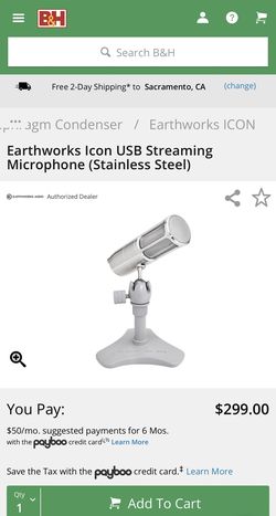 Earthworks ICON USB Microphone 