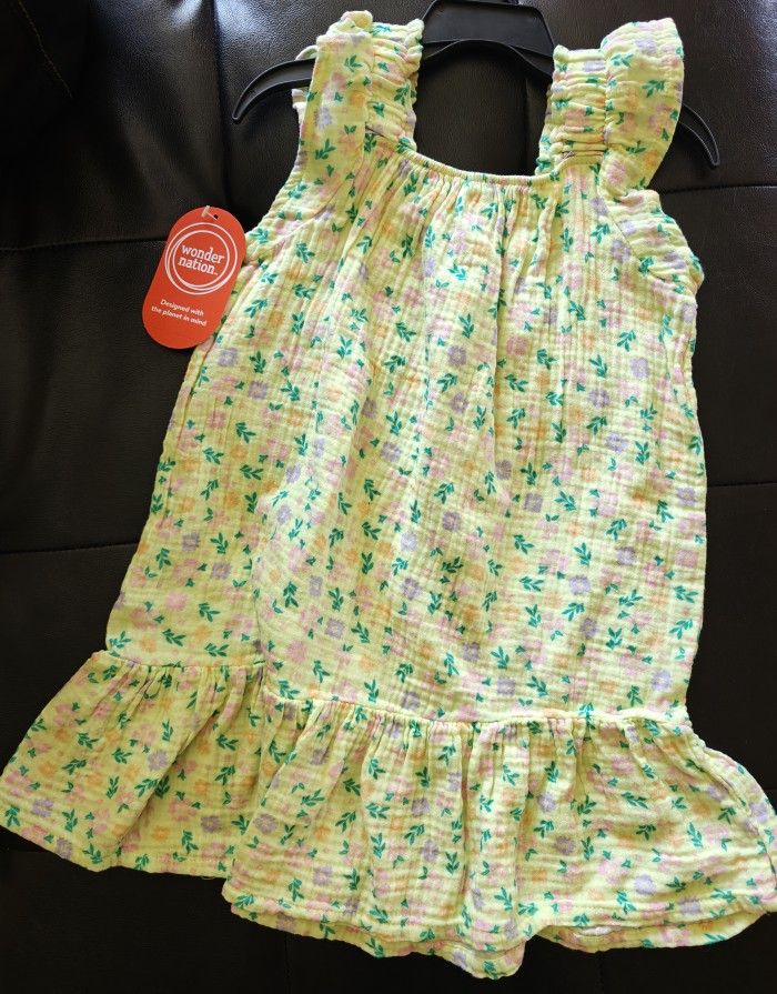 Summer Yellow Girl Dress
