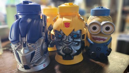 Transfomers and Minions Collecible Sipper Cups