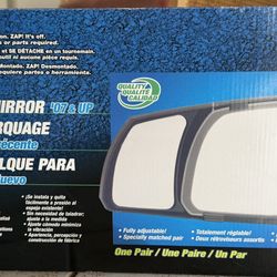 K SOURCE Snap & Zap 81300 Custom Fit Towing Mirrors