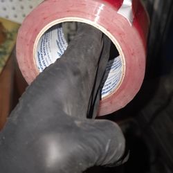 7 New Rolls Of Pilfer Proof Caution Tape + 5 Rolls Strapping Black 1 Jumbo White+2 Large Scoch
