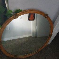 Heavy Wood Mirror 