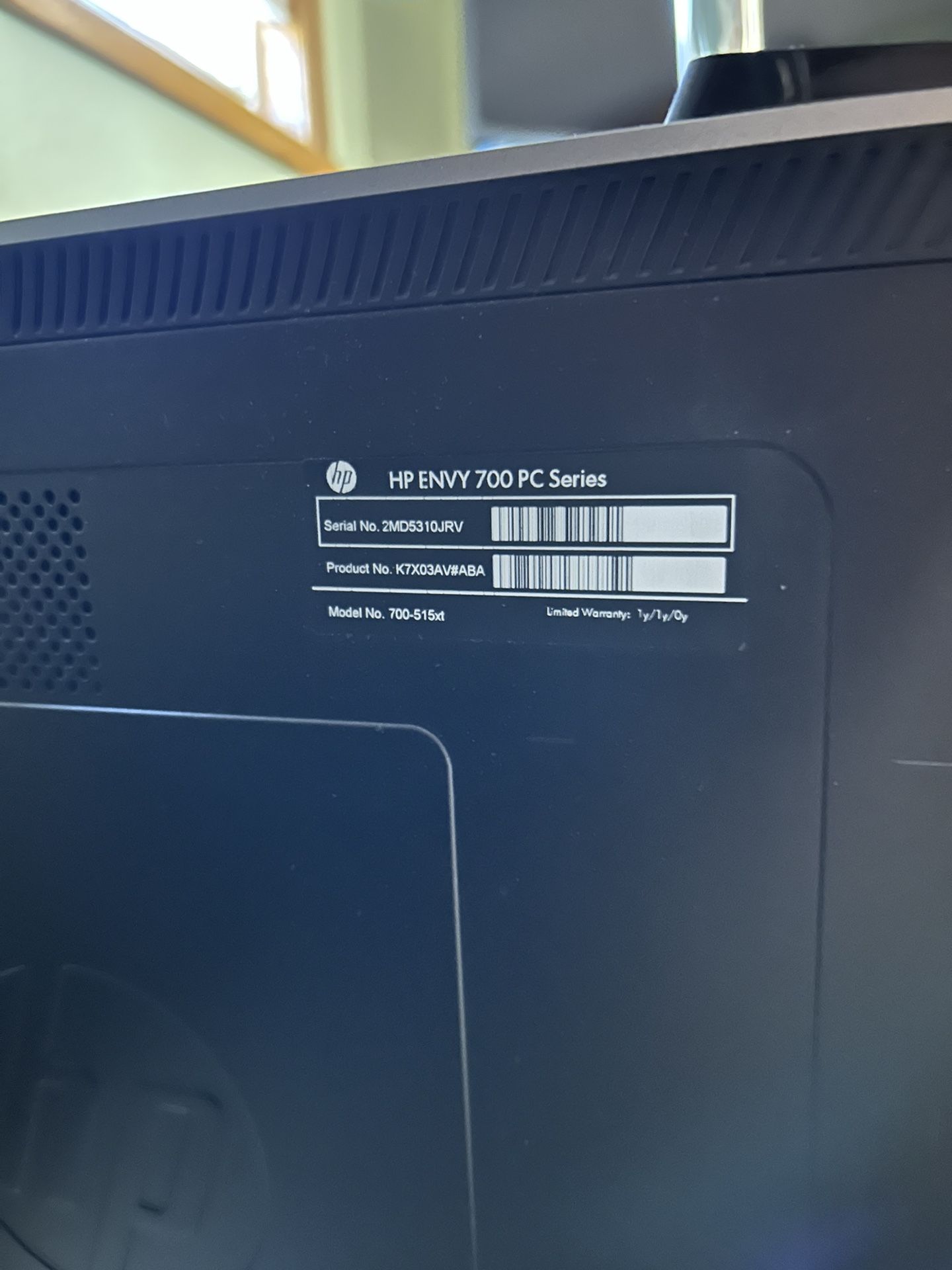 Hp desktop computer