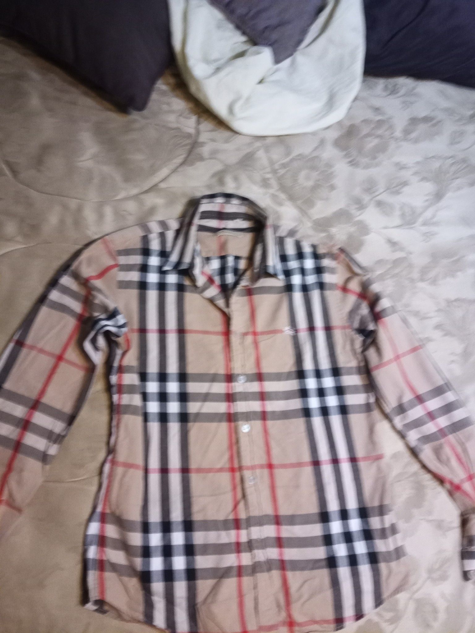 Button-down Burberry shirt