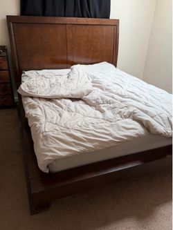 Wooden Queen bed frame