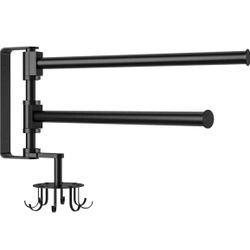 Dogs Collar Leash Rack,Paper Towel Holders, Swing Out Hand Towel Holder for Bathroom