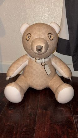 Coach Signature Teddy Bear Plush