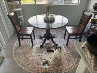 Charming Wood Bistro Table Set